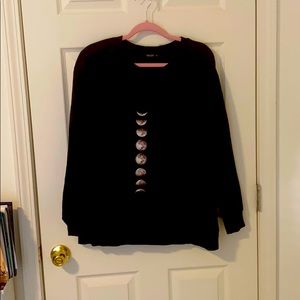 SHEIN phases of the moon sweatshirt